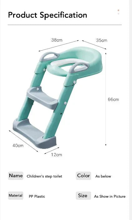 Load image into Gallery viewer, Adjustable Soft Toilet Ladder
